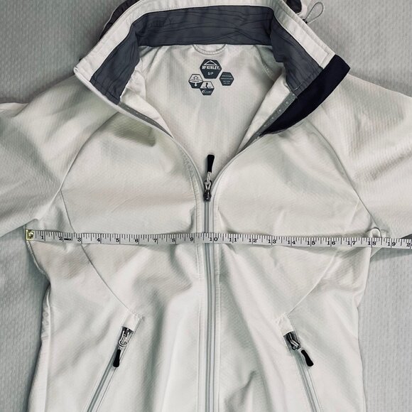 McKinley White Water-Repellent Softshell Coat – Size Small - Picture 6 of 8